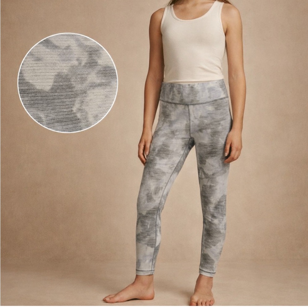 Athleta Girl Tie Dye Active Set Size M 8-10 Leggings + Crop Tank Yoga Gym - Picture 2 of 13